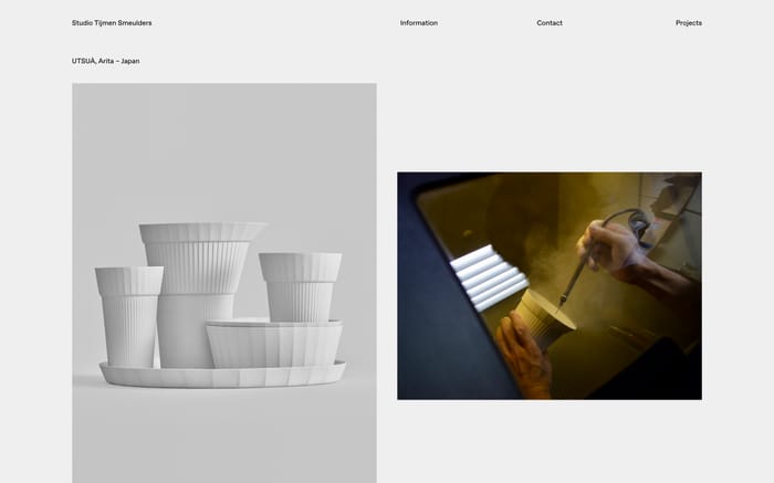 Studio Tijmen Smeulders website preview