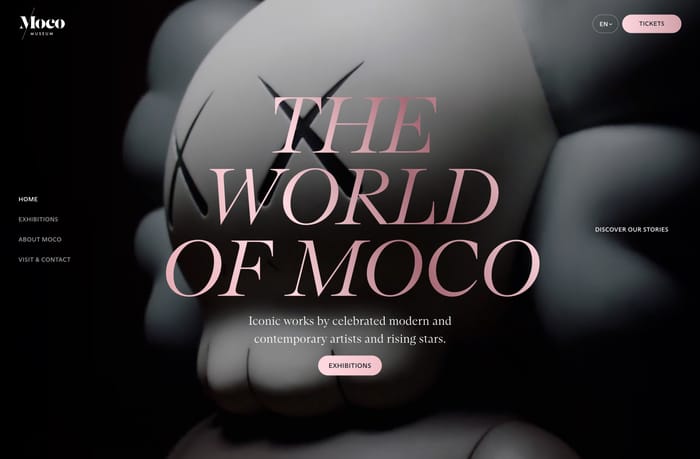 The world of Moco website preview