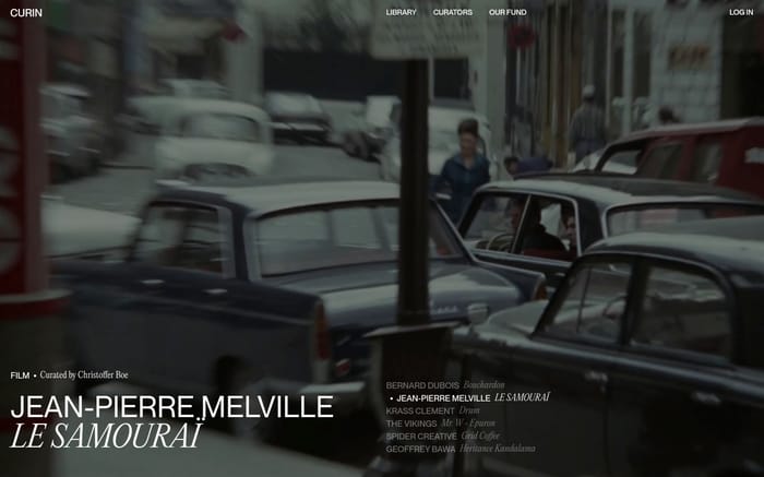 Curin website preview