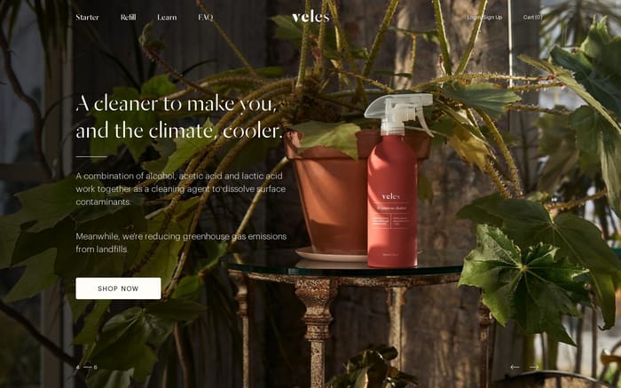 Veles website preview