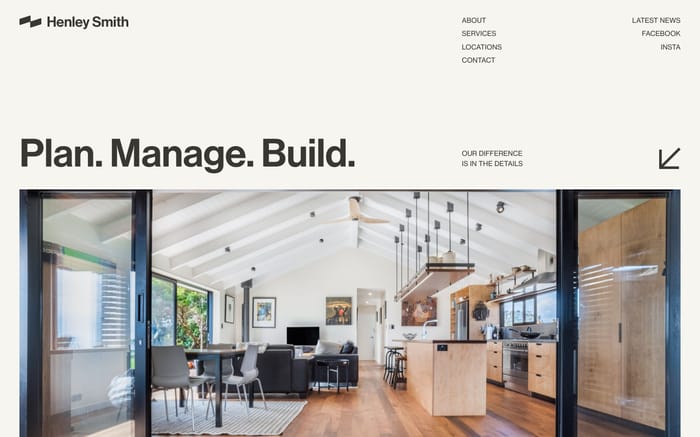 Henley Smith Construction website preview