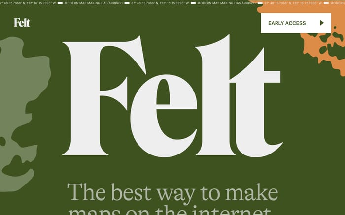 Felt website preview