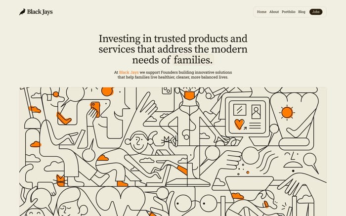 Black Jays Ventures website preview