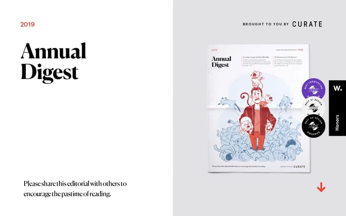 The Annual Digest 2019 website preview