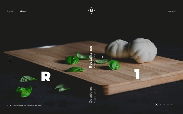 Hadrien Mongouachon website preview