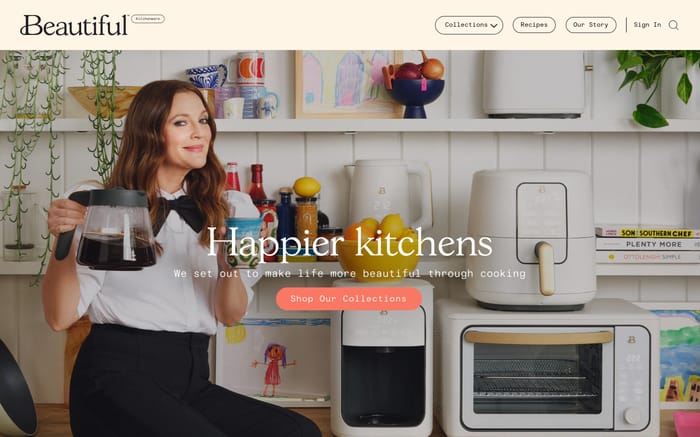Beautiful website preview