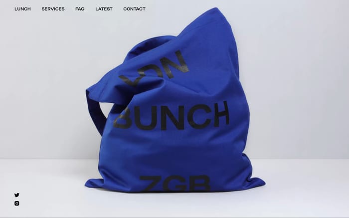 Lunch website preview