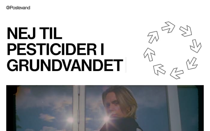 Postevand website preview