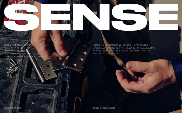 Sense Constructions website preview