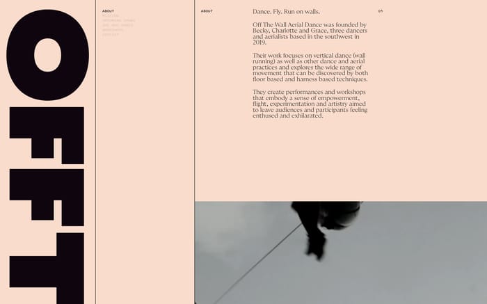 Off The Wall website preview