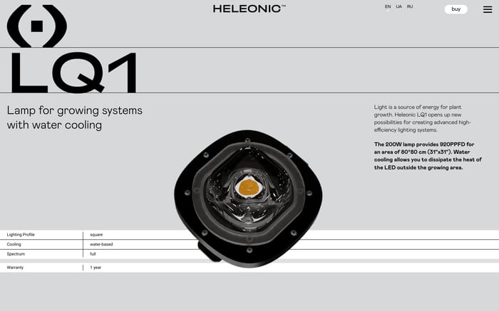 Heleonic website preview