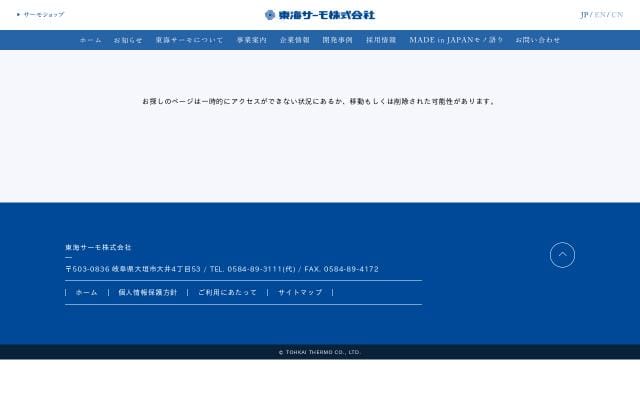 Thermofix website preview