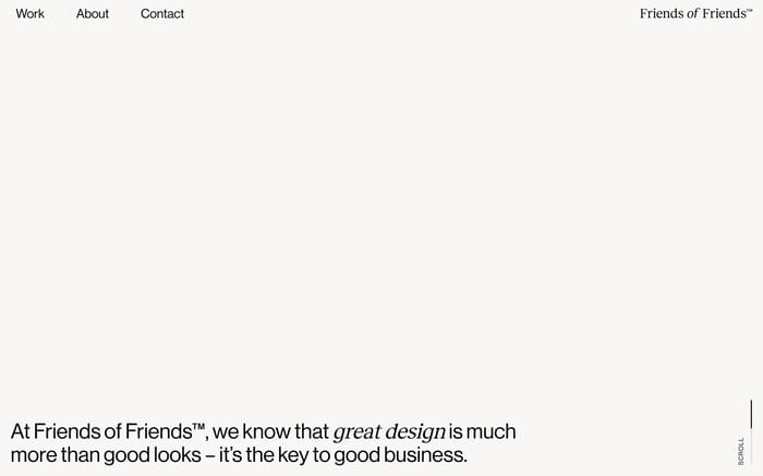 Friends of Friends website preview