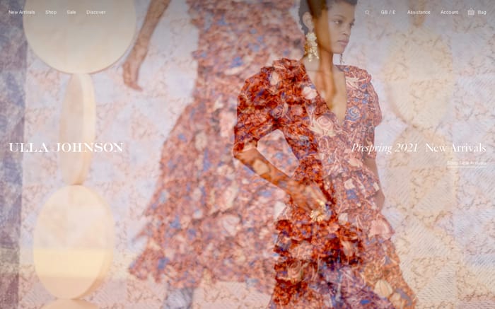 Ulla Johnson website preview