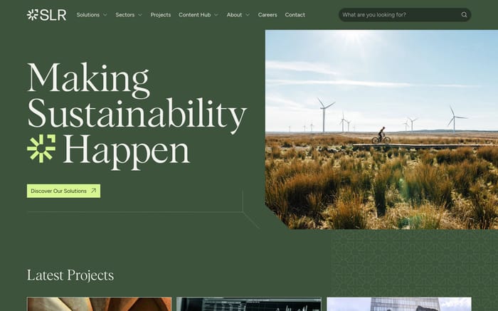 SLR Consulting website preview