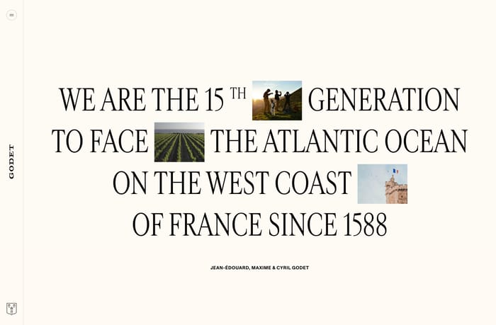 Cognac Godet website preview