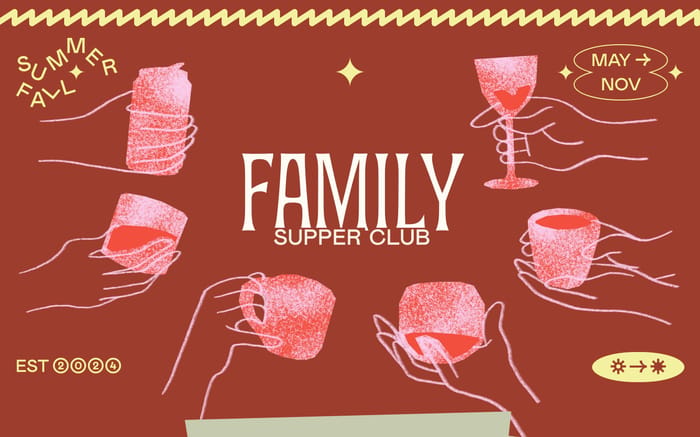 Family Supper Club website preview