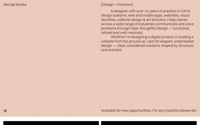 George Badea website preview