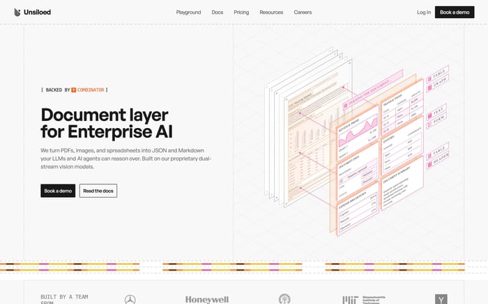 Unsiloed website preview