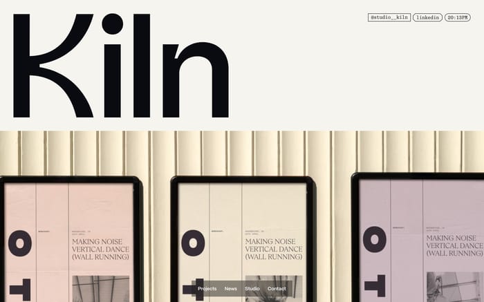 Studio Kiln website preview