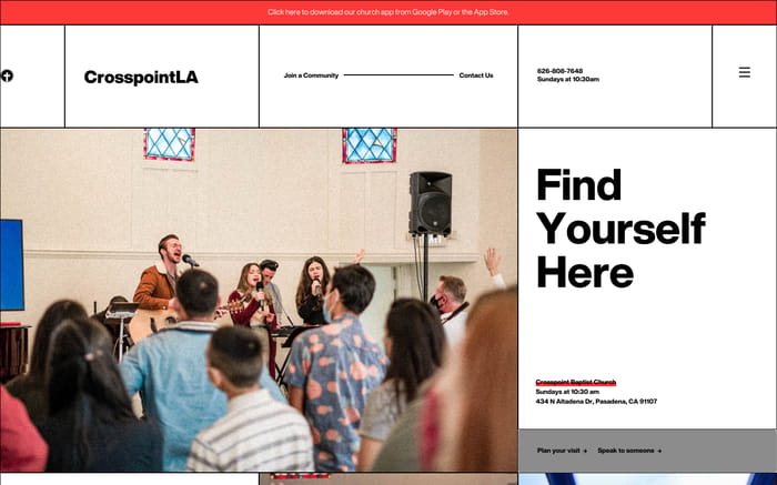 Crosspoint LA website preview