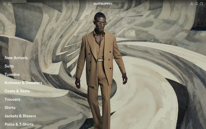 Suitsupply website preview