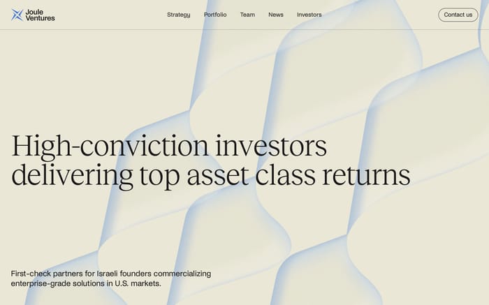 Joule Ventures website preview