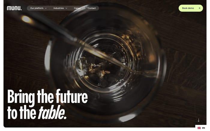 Munu website preview