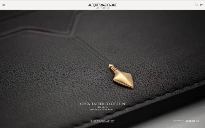 Jacques Marie Mage website preview