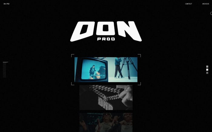 Don Prod website preview
