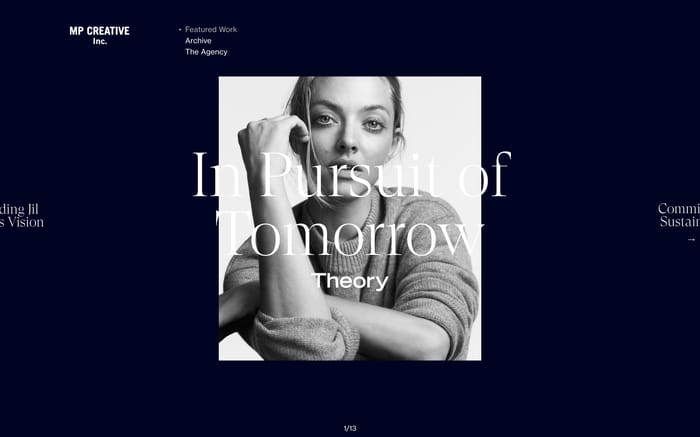 MP Creative website preview