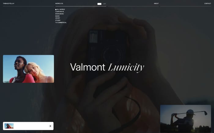 Thibaud Fellay website preview