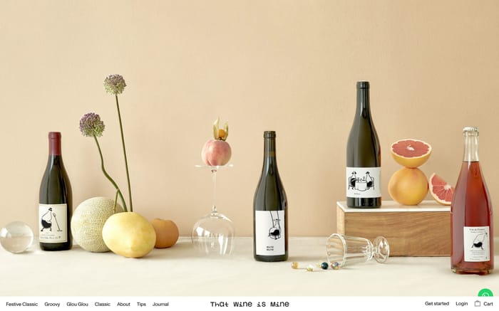 That Wine Is Mine website preview