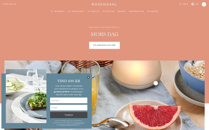 Rosendahl DK website preview