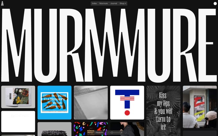 Murmure website preview