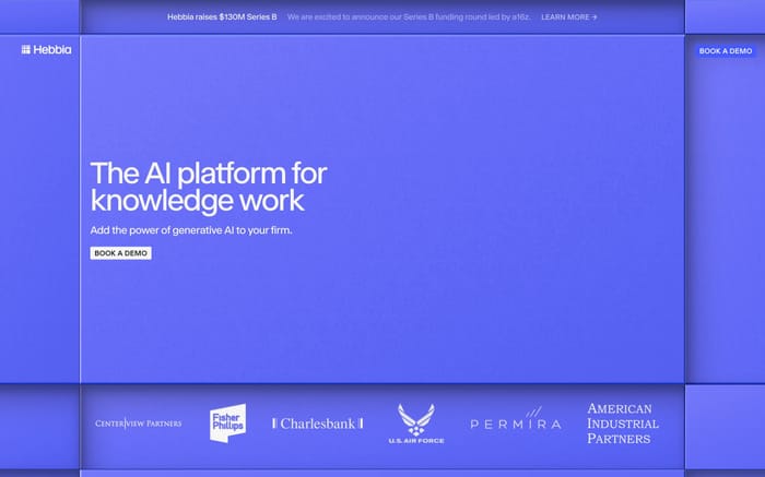 Hebbia website preview