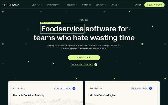 Topanga website preview
