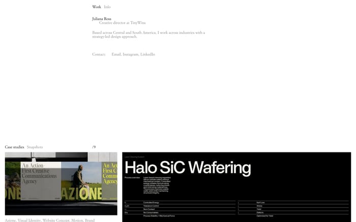 Juliana Ross website preview