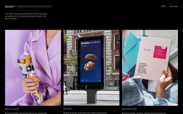 Blavet website preview