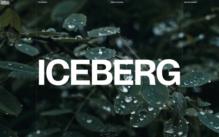 Iceberg website preview