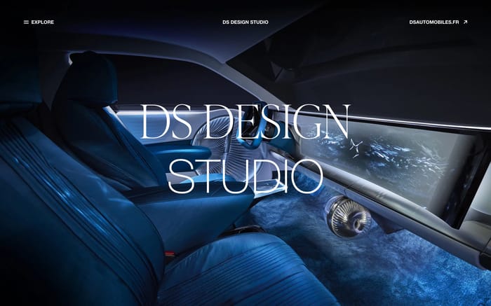DS Design Studio website preview