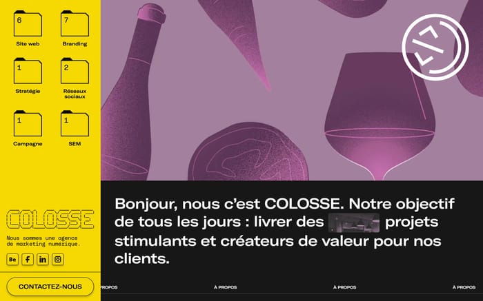 Colosse website preview