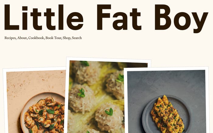 Little Fat Boy website preview