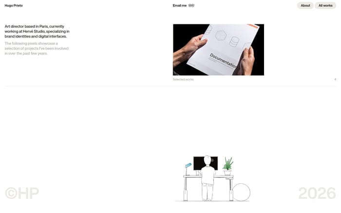 Hugo Prieto website preview