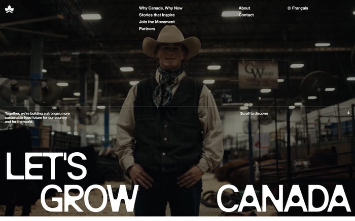 Lets Grow Canada website preview