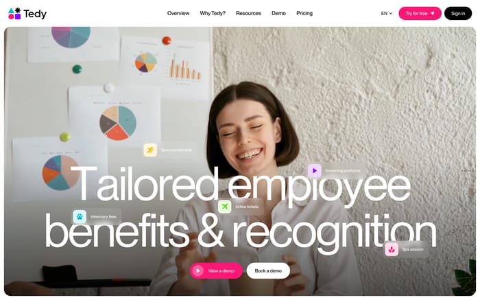 Tedy website preview