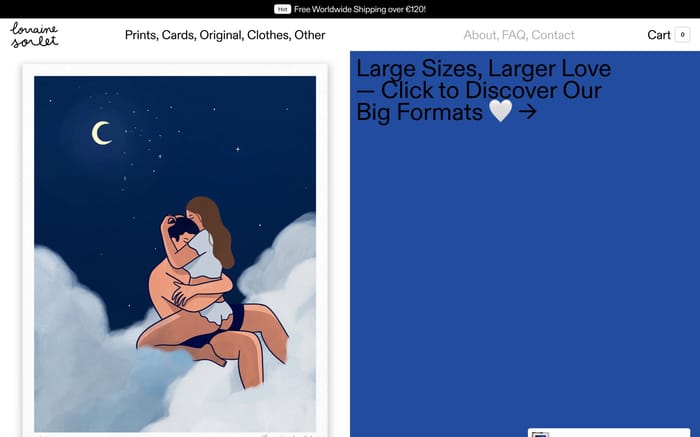 Lorraine Sorlet website preview