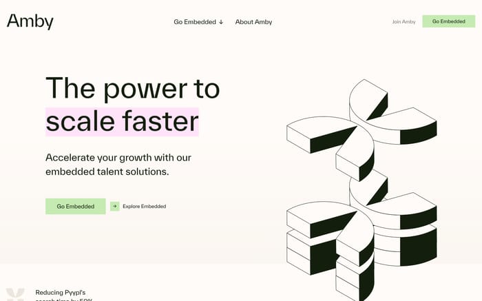 Amby website preview