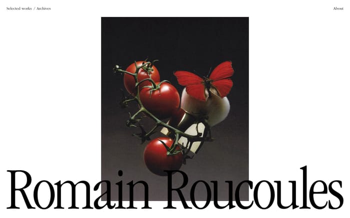 Romain Roucoules website preview
