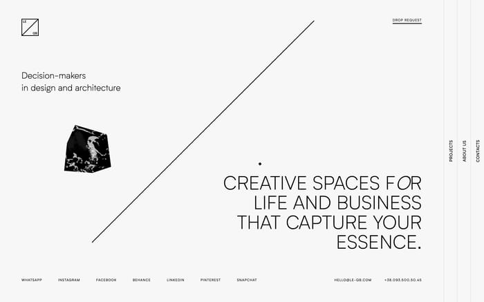 Le QB website preview